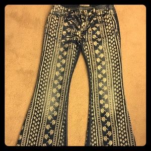 Free People flare leg jeans
